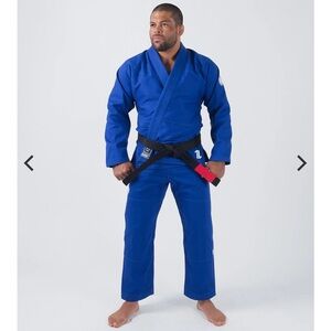 New! Kingz The ONE Jiu Jitsu Gi - Blue - FREE White Belt